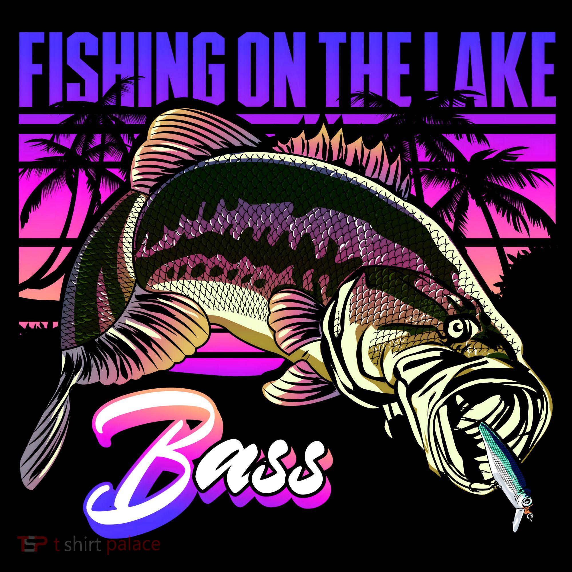 Rise N Shine Its Fishing Time Bass Lake Coffee Mug