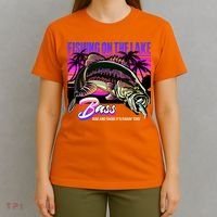 Rise N Shine Its Fishing Time Bass Lake T-Shirt thumb 4