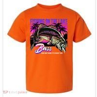 Rise N Shine Its Fishing Time Bass Lake Toddler T-Shirt thumb 0