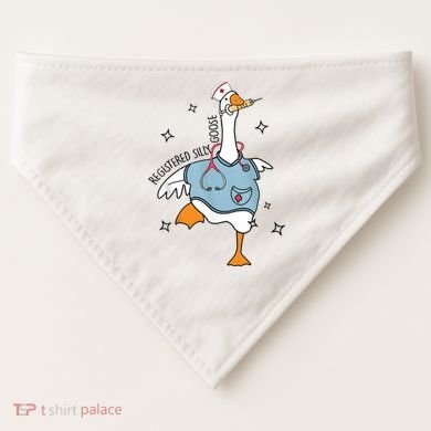 Registered Nurse Silly Goose USA-Made Doggie Bandana