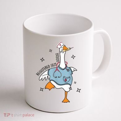 Registered Nurse Silly Goose Coffee Mug back