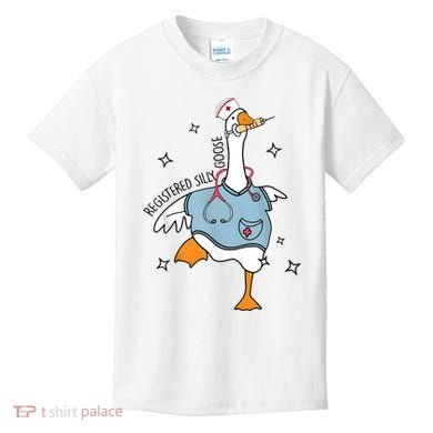 Registered Nurse Silly Goose Kids T-Shirt