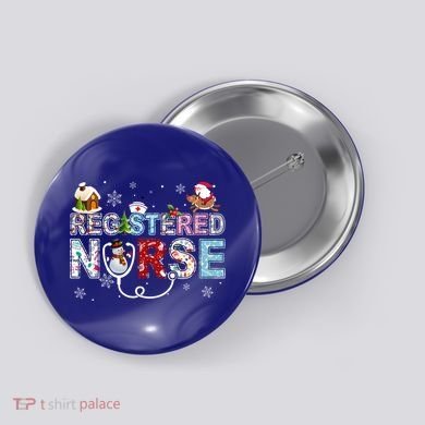 Registered Nurse Stethoscope Christmas Tree Ornat Decor Gift Button