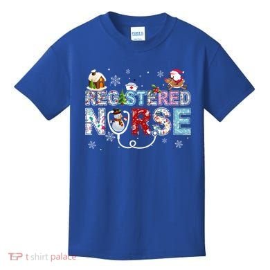 Registered Nurse Stethoscope Christmas Tree Ornat Decor Gift Kids T-Shirt