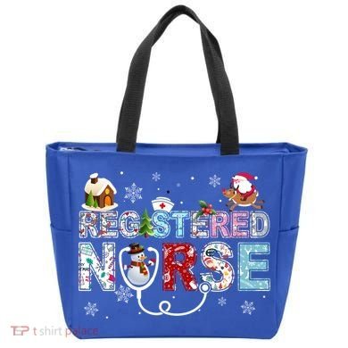 Registered Nurse Stethoscope Christmas Tree Ornat Decor Gift Tote Bag