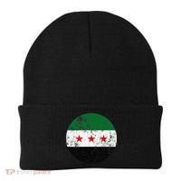 Retro New Syrian Flag Free Syria Freedom Beanie thumb 0