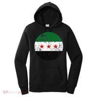 Retro New Syrian Flag Free Syria Freedom Women's Hoodie thumb 0