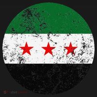 Retro New Syrian Flag Free Syria Freedom Women's Hoodie thumb 2
