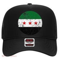 Retro New Syrian Flag Free Syria Freedom Hat thumb 0