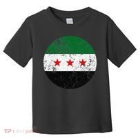 Retro New Syrian Flag Free Syria Freedom Toddler T-Shirt thumb 0