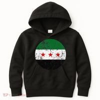 Retro New Syrian Flag Free Syria Freedom Kids Hoodie thumb 0