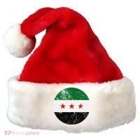 Retro New Syrian Flag Free Syria Freedom Santa Hat thumb 0