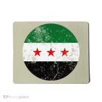 Retro New Syrian Flag Free Syria Freedom Mousepad thumb 0