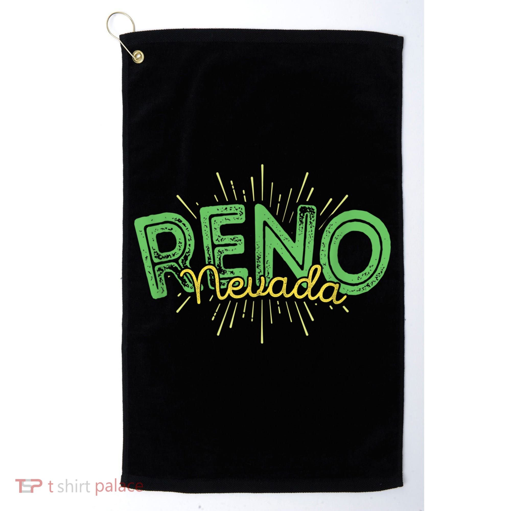 Reno Nevada Souvenir Golf Towel
