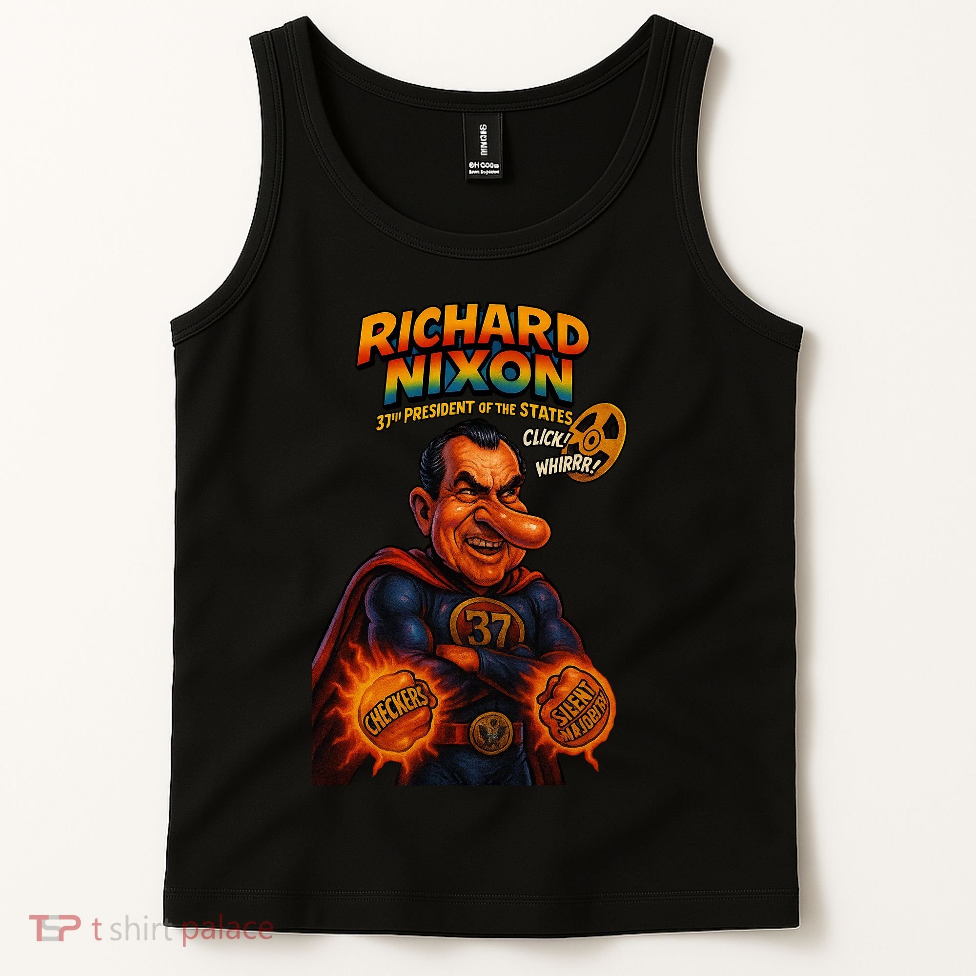 Richard Nixon The Presidential Chronicles Tank Top