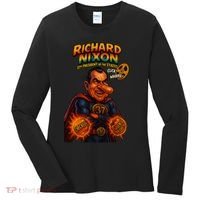 Richard Nixon The Presidential Chronicles Women's Long Sleeve Shirt thumb 0