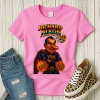 Richard Nixon The Presidential Chronicles Women's T-Shirt thumb 3