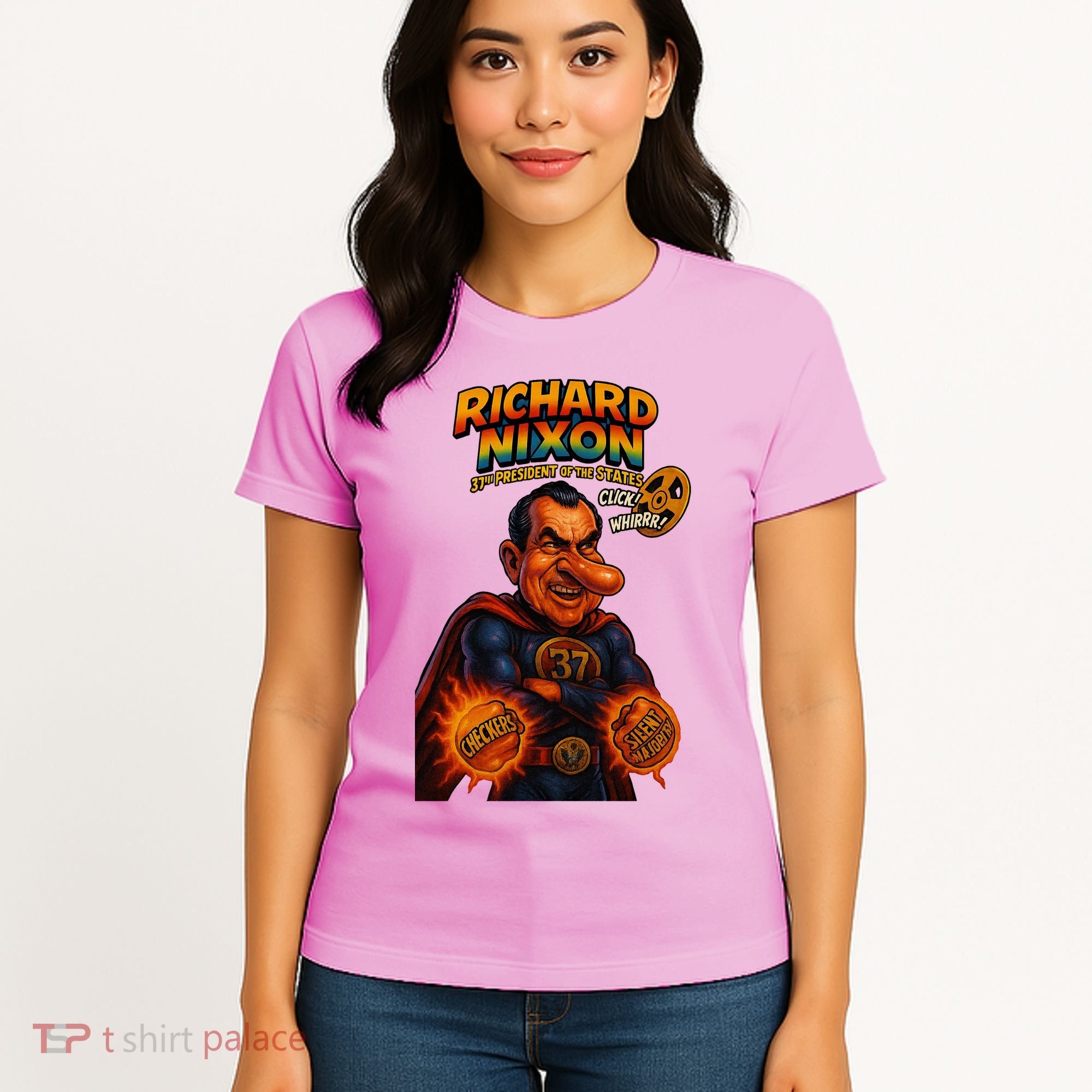 Richard Nixon The Presidential Chronicles Women's T-Shirt