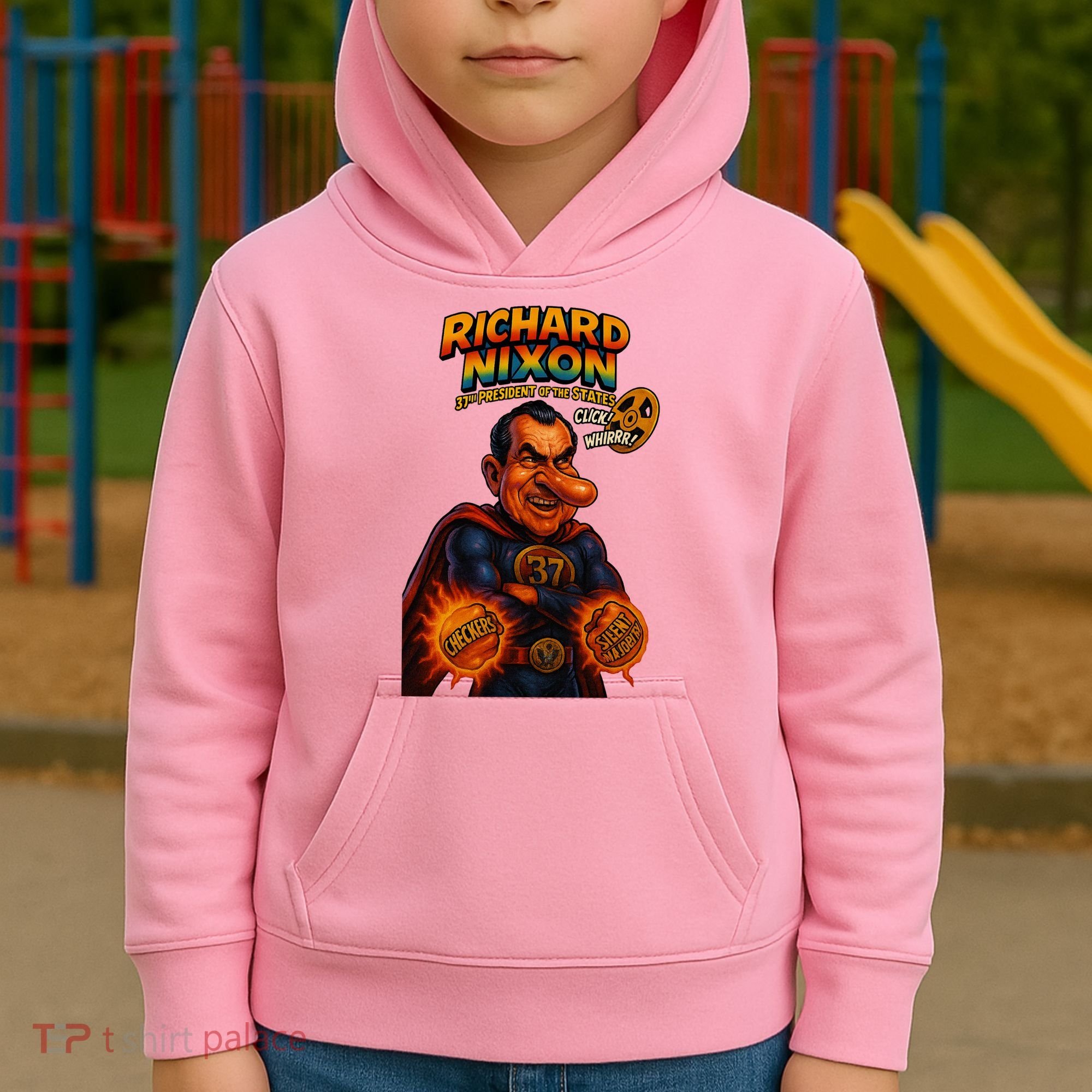 Richard Nixon The Presidential Chronicles Kids Hoodie