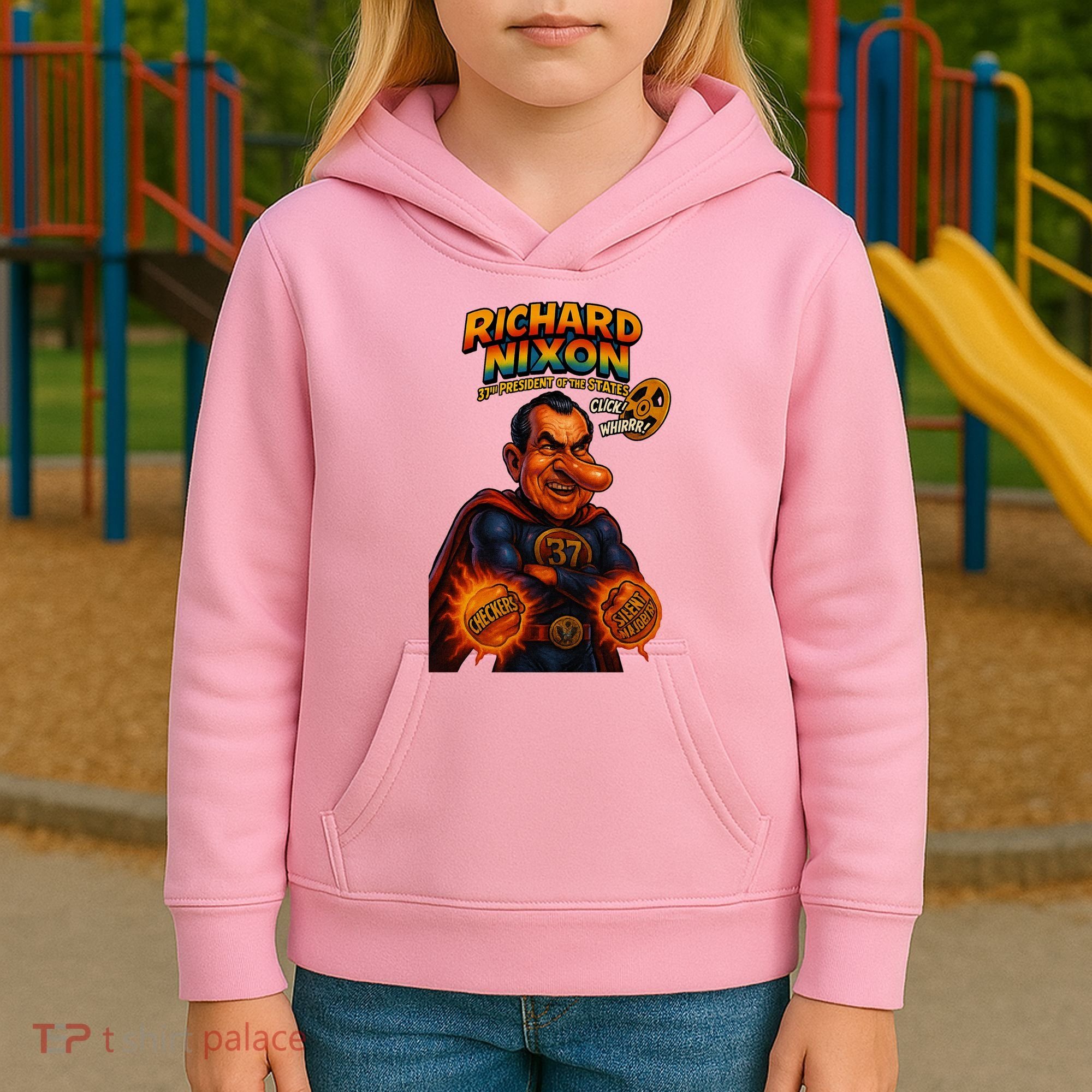 Richard Nixon The Presidential Chronicles Kids Hoodie