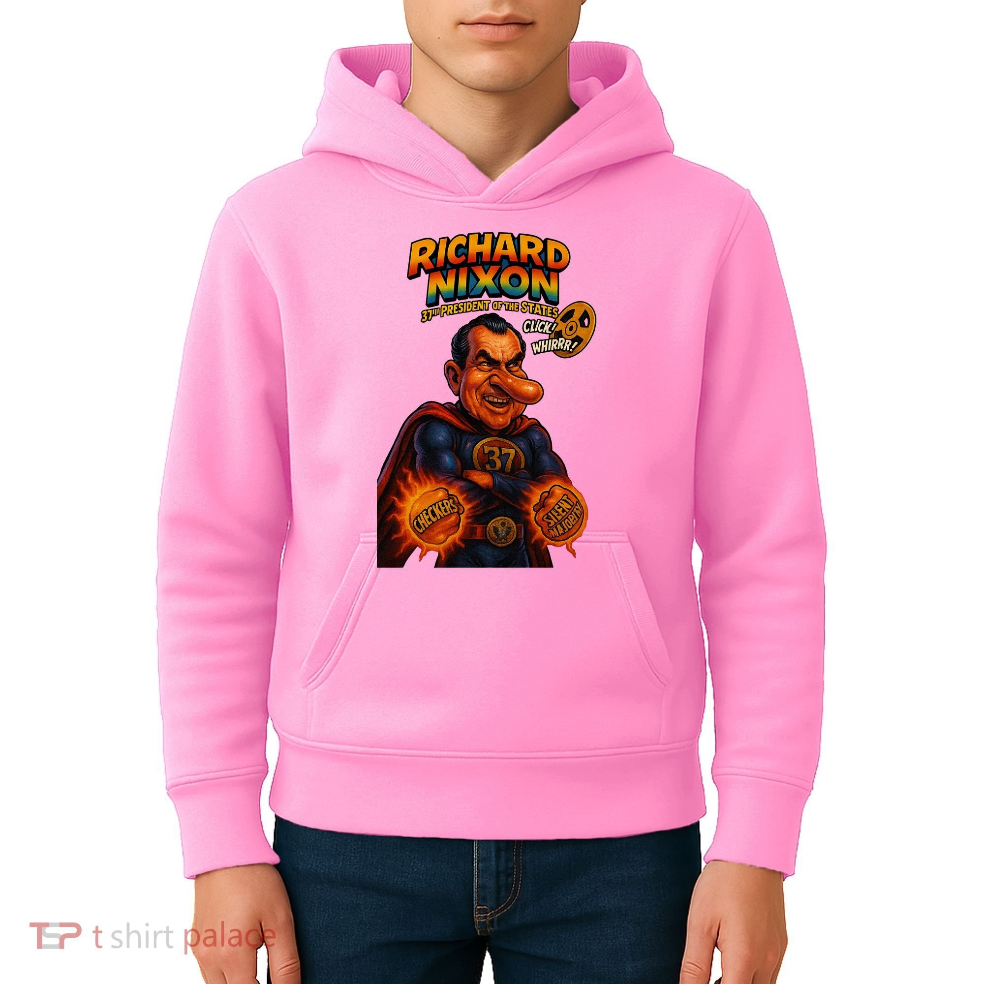 Richard Nixon The Presidential Chronicles Kids Hoodie