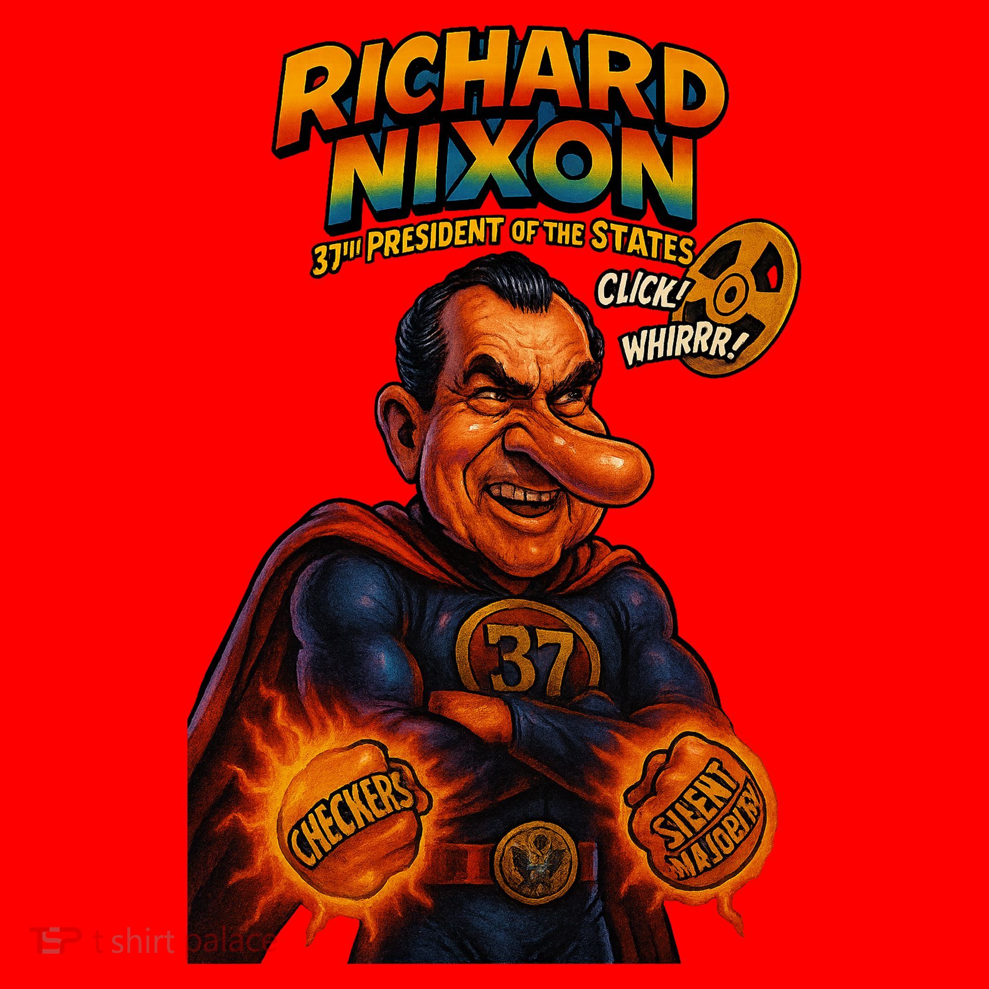 Richard Nixon The Presidential Chronicles Santa Hat