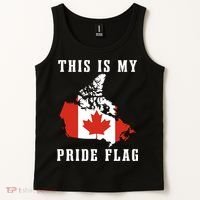 Rebel News This Is My Pride Flag Canada Tank Top thumb 2
