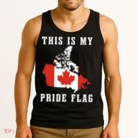 Rebel News This Is My Pride Flag Canada Tank Top thumb 3