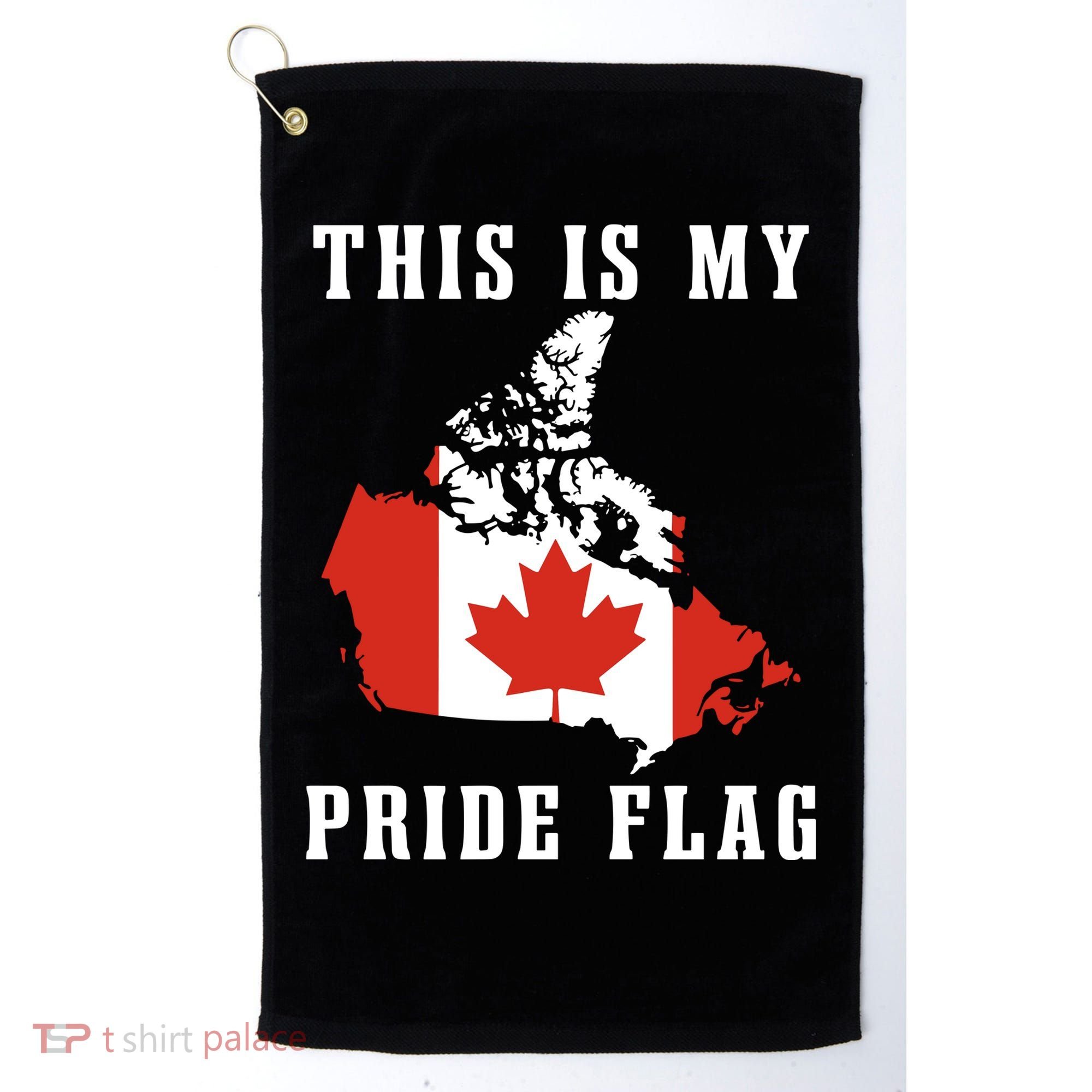 Rebel News This Is My Pride Flag Canada Golf Towel