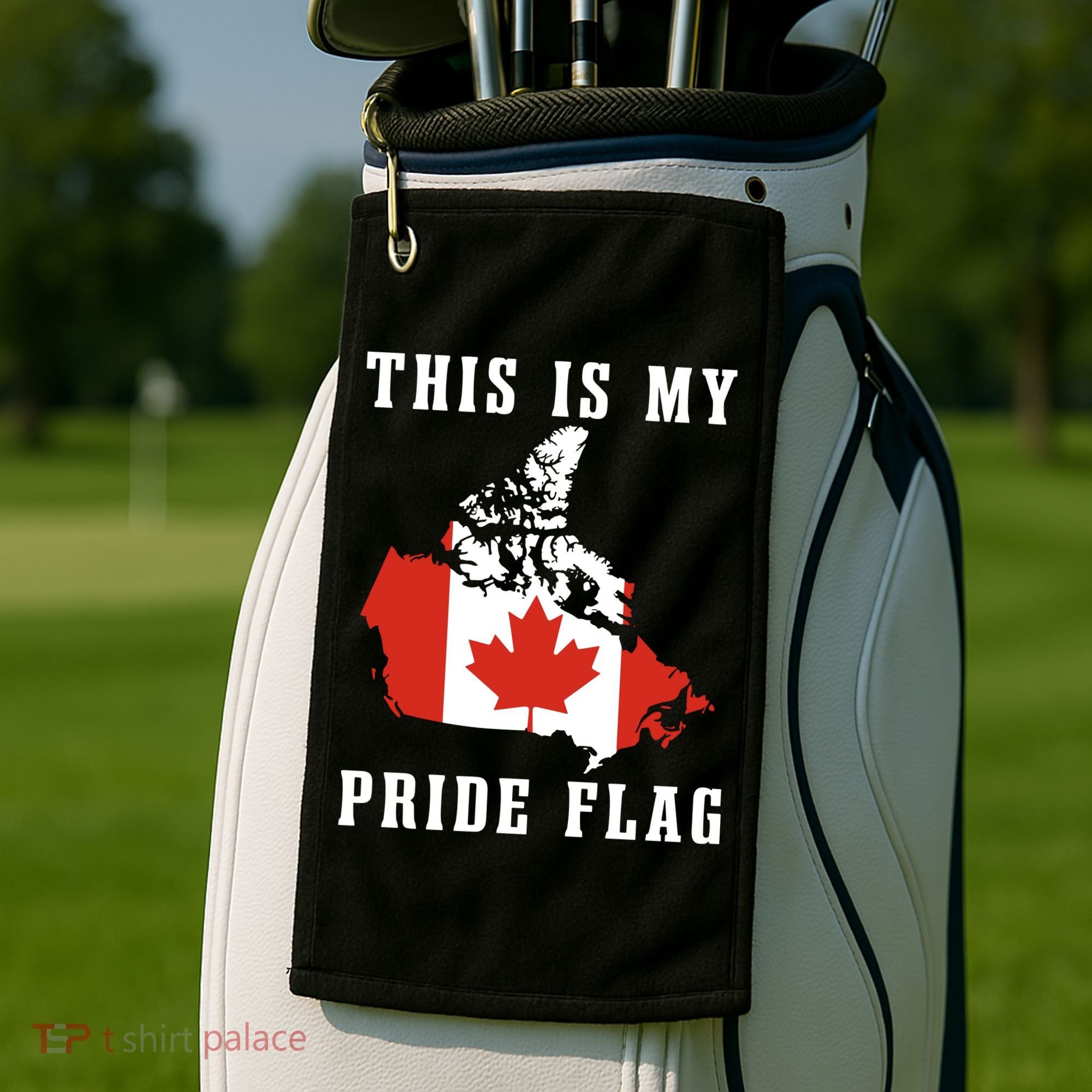 Rebel News This Is My Pride Flag Canada Golf Towel