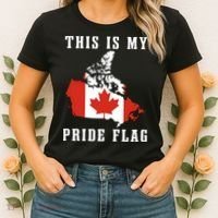 Rebel News This Is My Pride Flag Canada Women's T-Shirt thumb 2