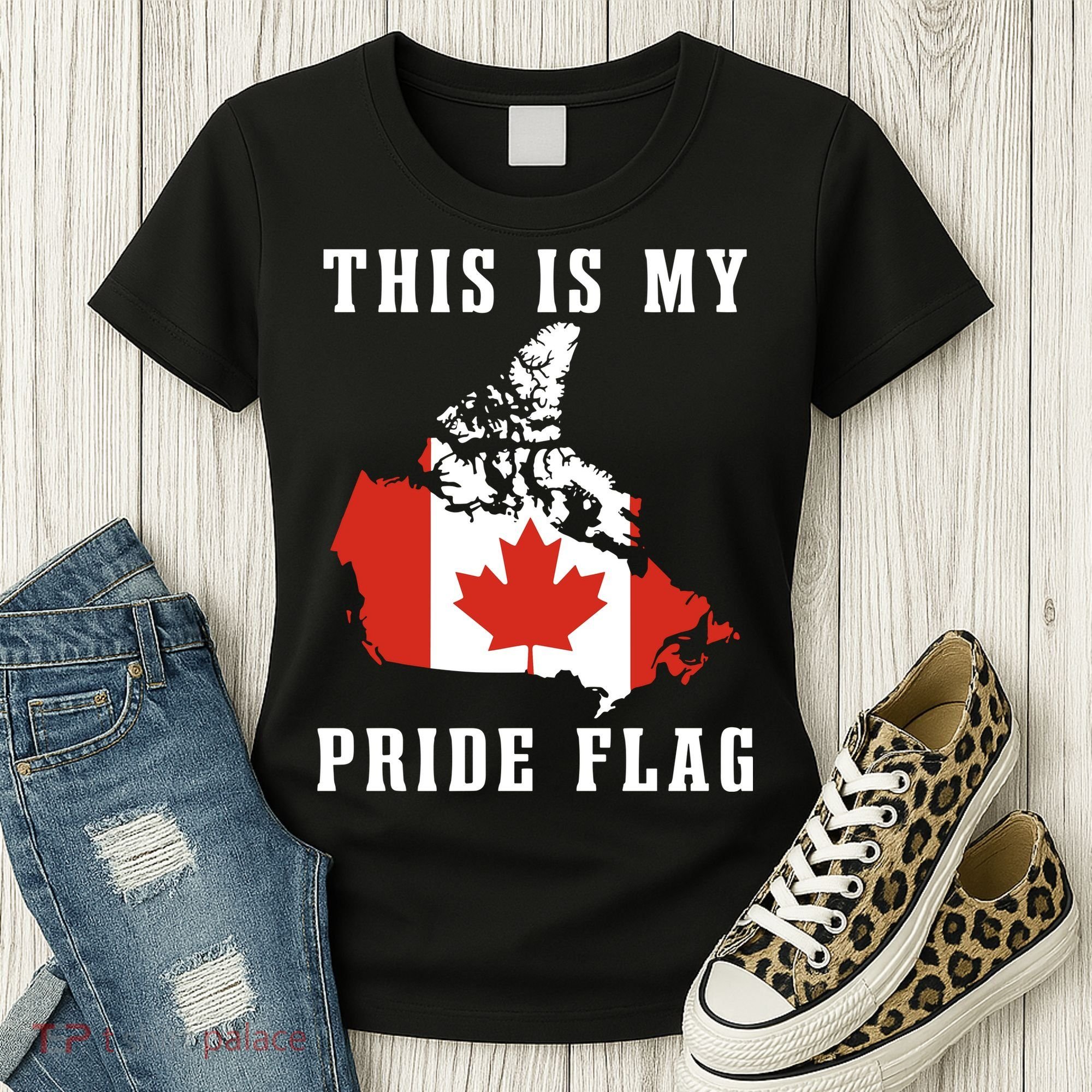 Rebel News This Is My Pride Flag Canada Women's T-Shirt