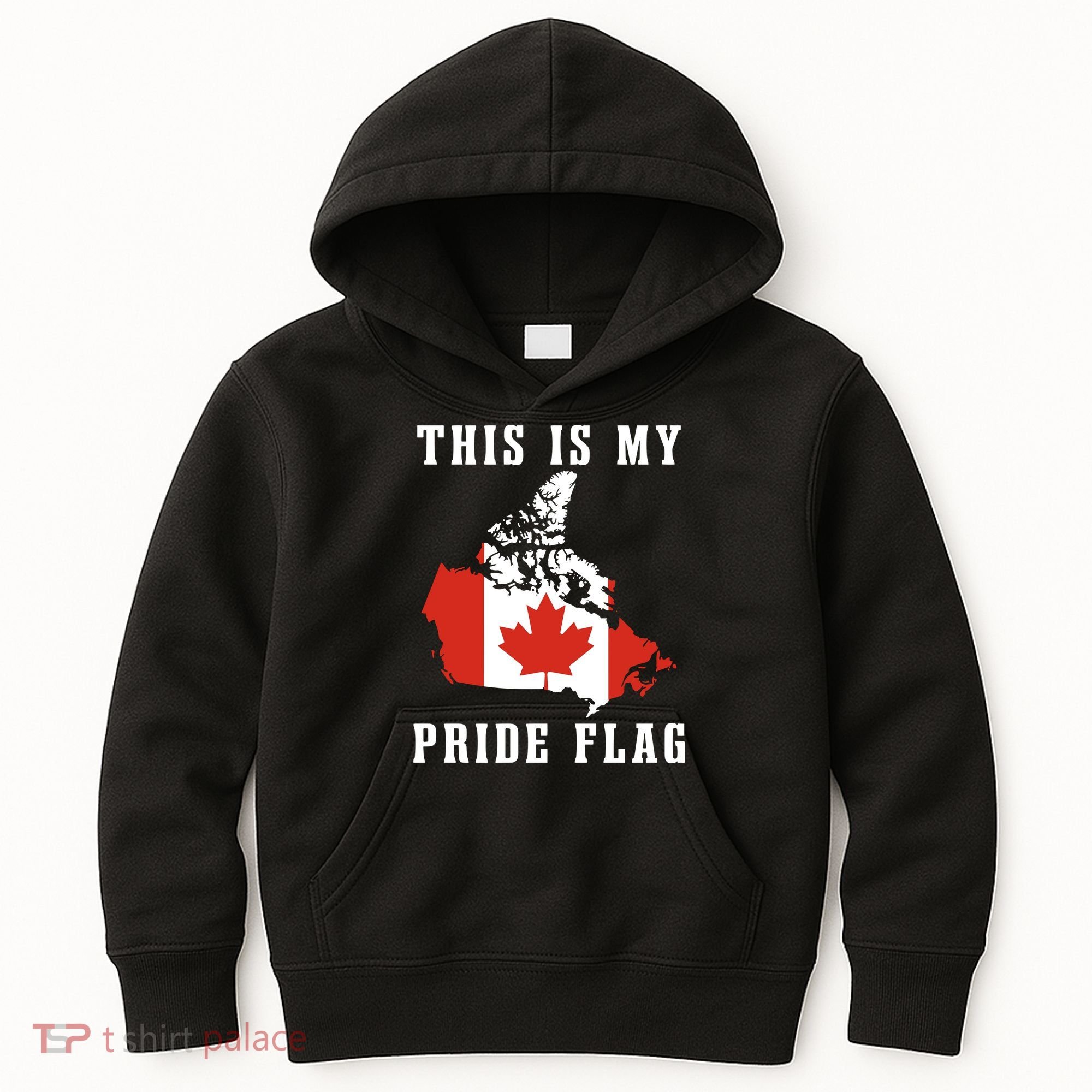 Rebel News This Is My Pride Flag Canada Kids Hoodie