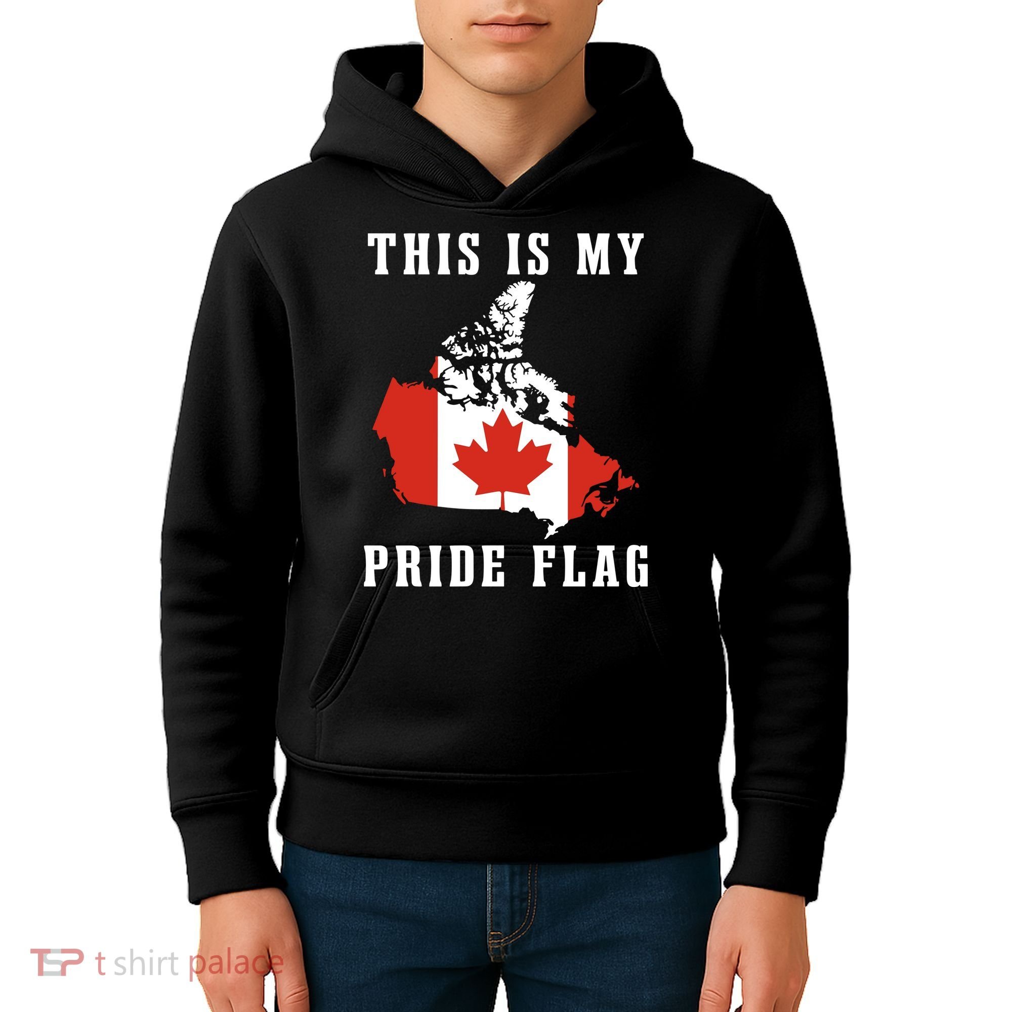 Rebel News This Is My Pride Flag Canada Kids Hoodie