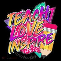 Retro Neon Teach Love Inspire #Teacher Life Coffee Mug thumb 5