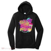 Retro Neon Teach Love Inspire #Teacher Life Women's Hoodie thumb 0