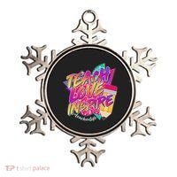 Retro Neon Teach Love Inspire #Teacher Life Ornament thumb 0