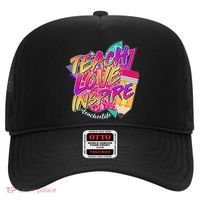 Retro Neon Teach Love Inspire #Teacher Life Hat thumb 0