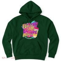 Retro Neon Teach Love Inspire #Teacher Life Hoodie thumb 0