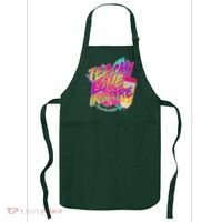 Retro Neon Teach Love Inspire #Teacher Life Apron thumb 0