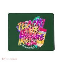 Retro Neon Teach Love Inspire #Teacher Life Mousepad thumb 0