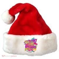 Retro Neon Teach Love Inspire #Teacher Life Santa Hat thumb 0