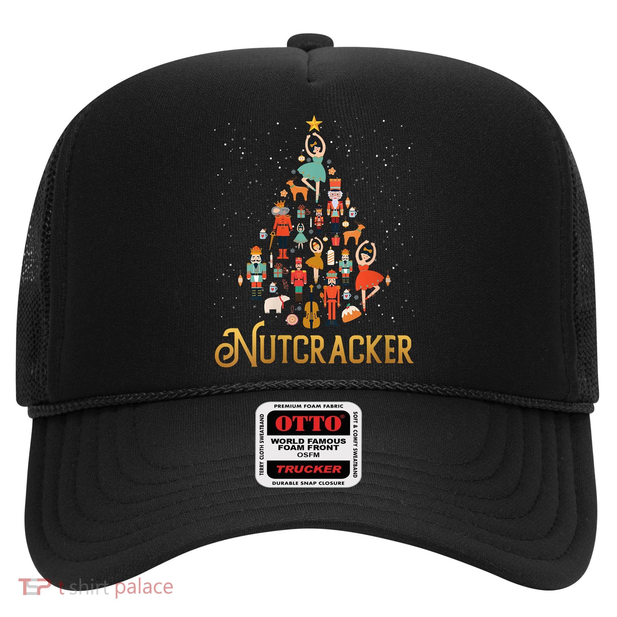 Retro Nutcracker Tree Ballet Dance Family Christmas Pajama Hat