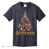 Retro Nutcracker Tree Ballet Dance Family Christmas Pajama Kids T-Shirt thumb 0