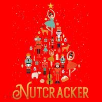 Retro Nutcracker Tree Ballet Dance Family Christmas Pajama Santa Hat thumb 1