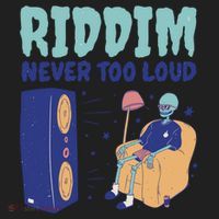 Riddim Never Too Loud Funny Dubstep Skeleton Gift Beanie thumb 2