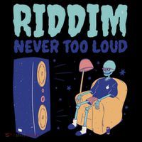 Riddim Never Too Loud Funny Dubstep Skeleton Gift Ornament thumb 1