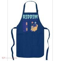 Riddim Never Too Loud Funny Dubstep Skeleton Gift Apron thumb 0