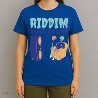Riddim Never Too Loud Funny Dubstep Skeleton Gift T-Shirt thumb 4