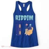 Riddim Never Too Loud Funny Dubstep Skeleton Gift Women's Tank Top thumb 0
